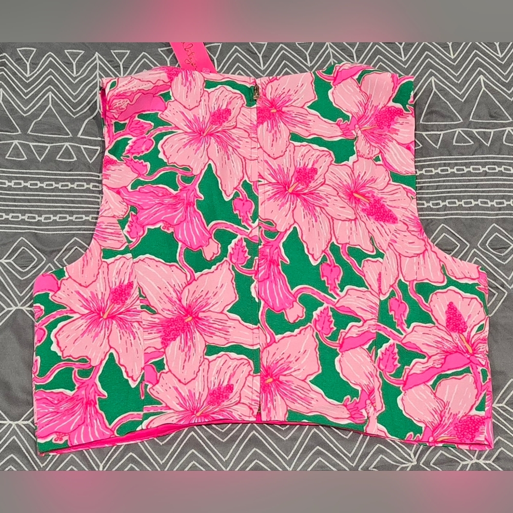 Lilly Pulitzer Leif Maxi Set In Hibis Kiss Size 12 NWT - Picture 12 of 13